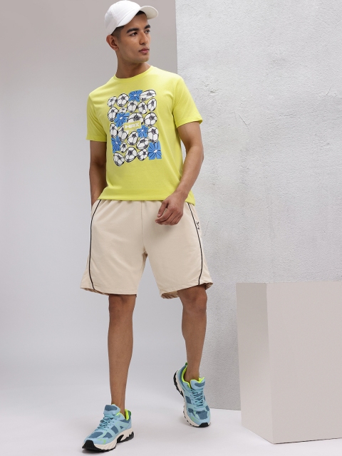 HRX by Hrithik Roshan Men Lifestyle Shorts with Piping Detail - Image 5