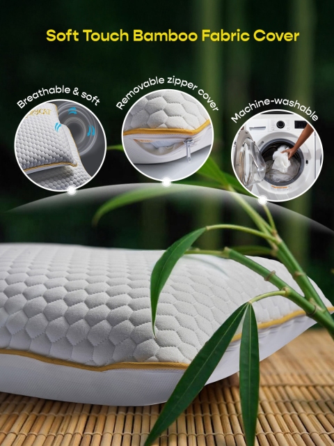 SleepyCat Orthopedic Memory Foam Pillow - Image 3