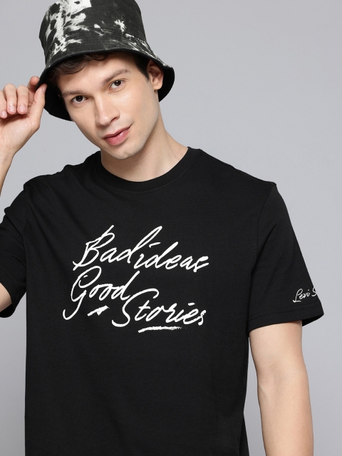 Levis Typography Printed Pure Cotton T-shirt