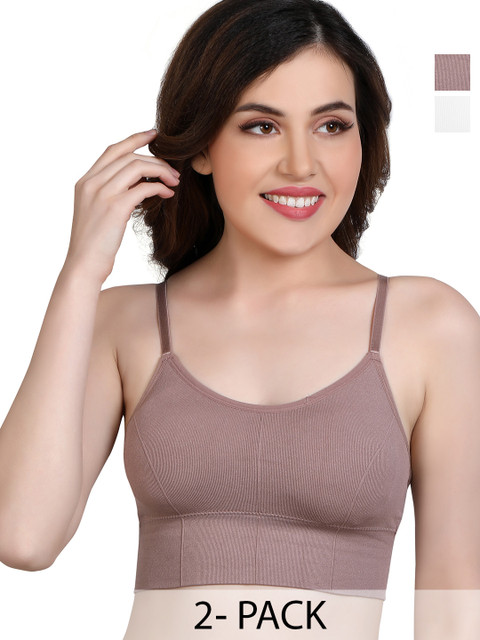 SHOPPY VILLA Pack Of 2 Full Coverage Lightly Padded Bra