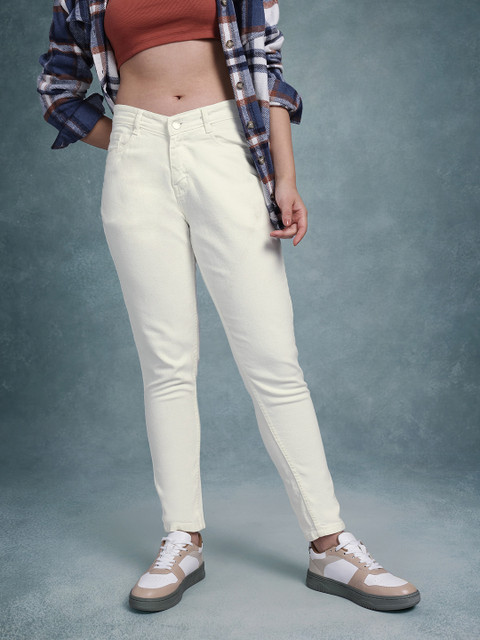 The Roadster Life Co. Women Mid-Rise Stretchable Regular Fit Jeans