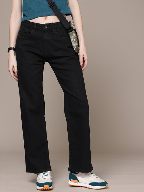 The Roadster Life Co. Women Straight Fit Stretchable Jeans