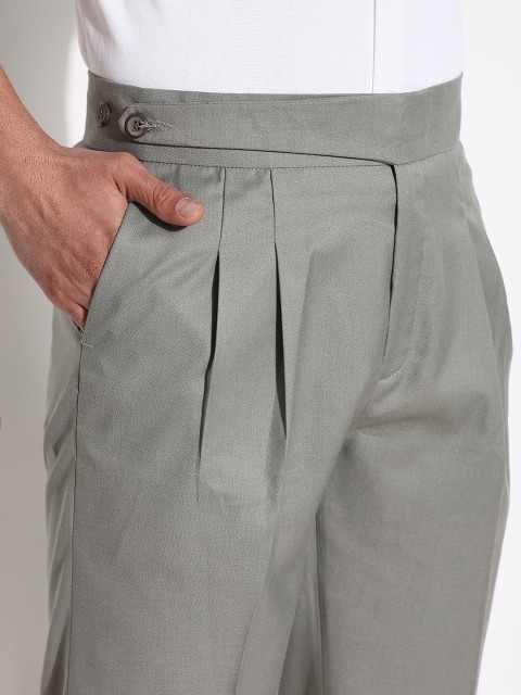 SHOWOFF Men Comfort Low-Rise Pleated Trousers - Image 7