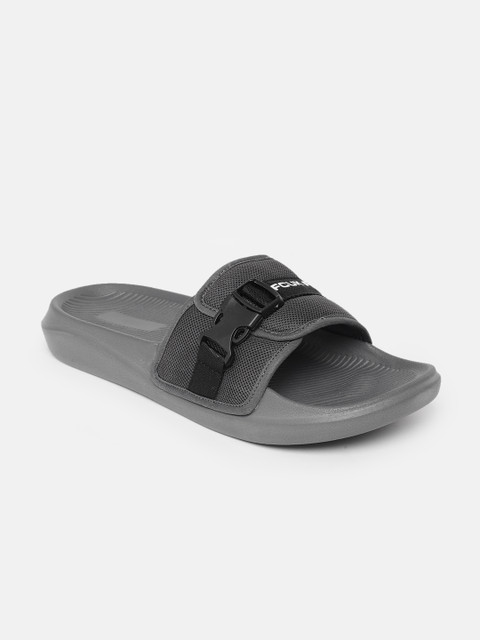 FCUK Men Sliders With Buckle Detail - Image 3