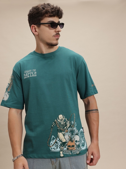The Roadster Life Co. Graphic Print Relaxed Pure Cotton T-shirt