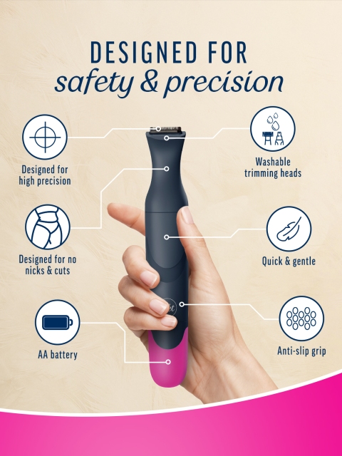 Veet Women Expert All-in-One Full Body Trimmer - Grey - Image 7