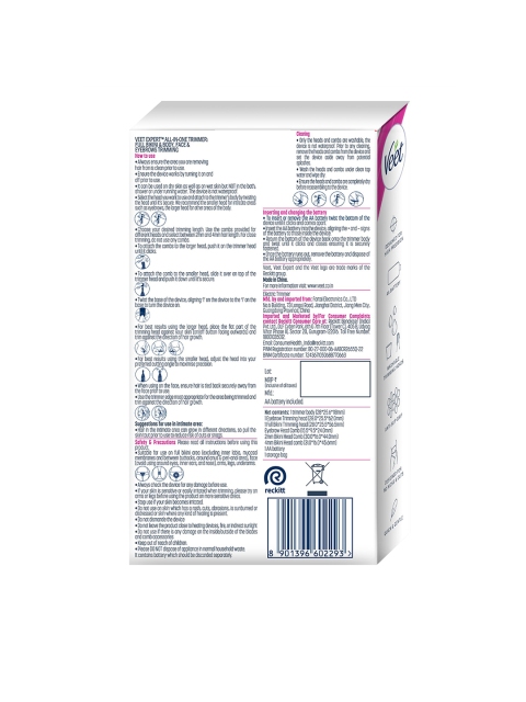 Veet Women Expert All-in-One Full Body Trimmer - Grey - Image 2