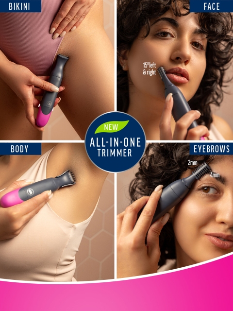 Veet Women Expert All-in-One Full Body Trimmer - Grey - Image 4