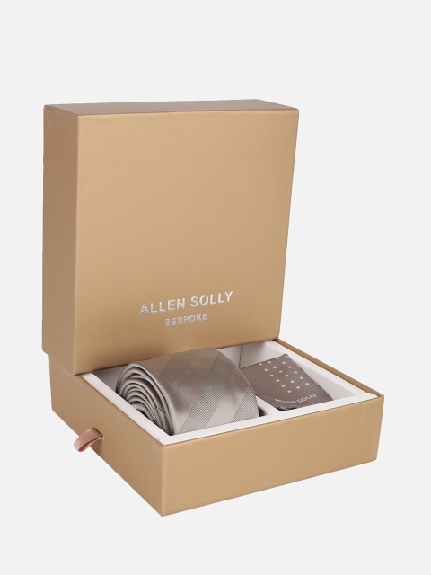 Allen Solly Men Tie and Pocket Square Accessory Gift Set - Image 5
