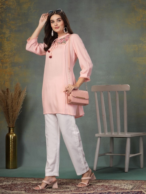 Nayam By Lakshita Floral A-Line Tunic - Image 7