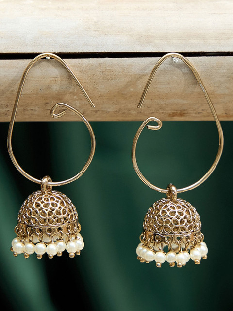 Fida Dome Shaped Jhumkas Earrings