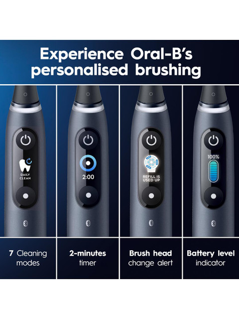 Oral - B iO9 Series Ultimate Rechargeable Smart Electric Toothbrush - Black Onyx - Image 5