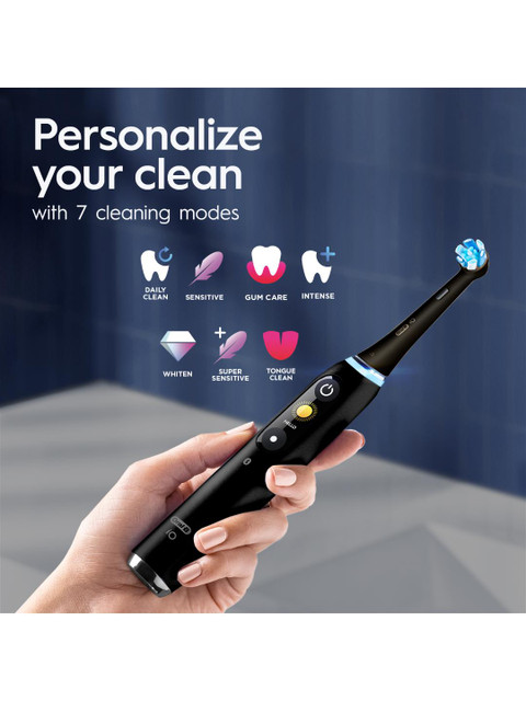 Oral - B iO9 Series Ultimate Rechargeable Smart Electric Toothbrush - Black Onyx - Image 4