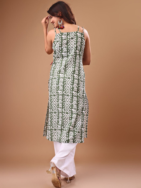 KALINI Women Dyed Patchwork Republic Day Republic Day Kurta - Image 5