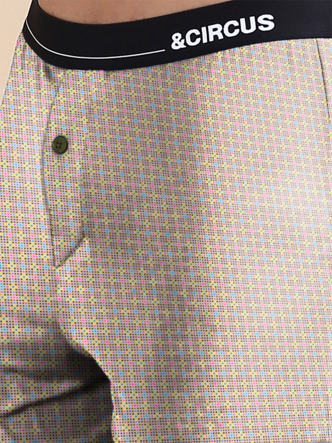 &CIRCUS Men Printed Modal Boxer with Button Fly - Image 6