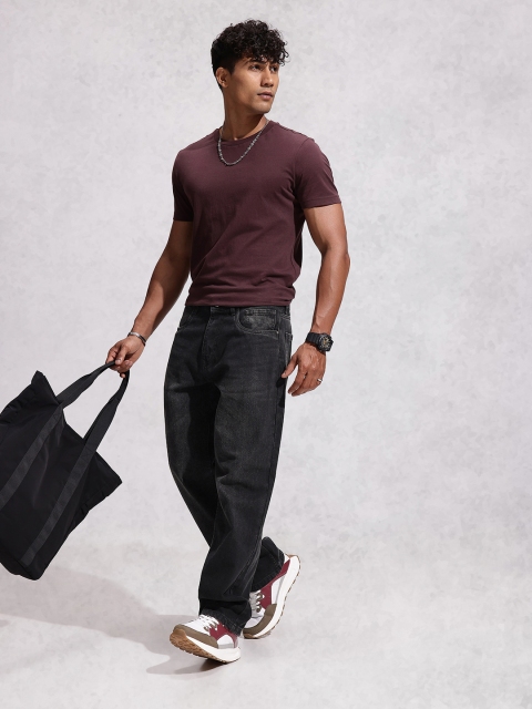 WROGN Men Loose Fit Light Fade Pure Cotton Jeans - Image 5