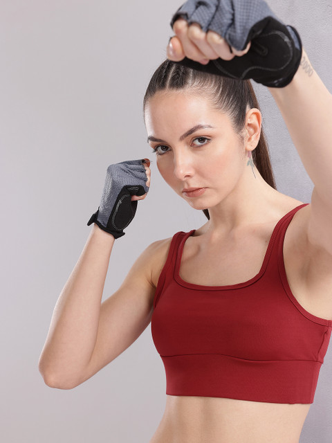 HRX by Hrithik Roshan Medium Coverage Lightly Padded Rapid-Dry Training Bra