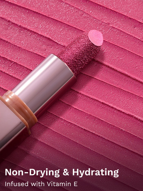 Pilgrim Glitter Lipstick Luxurious 3D Formula With Matte Finish - 4.2 g - My Habibi 07 - Image 5