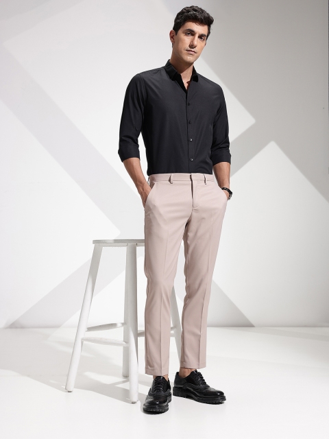 encore by INVICTUS Men Regular Fit Formal Trousers - Image 5