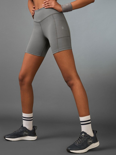 CULT Women Grey Multi Sports Cycling COMFLex Shorts