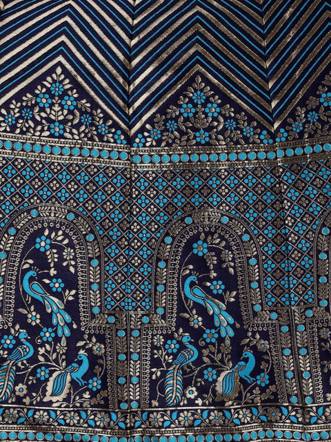 SWAMI STUDIO Ready to Wear Lehenga & Unstitched Blouse With Dupatta - Image 3