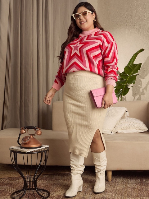 Berrylush Curve Women Plus Size Printed Pullover - Image 5