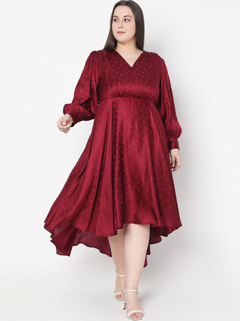 VERO MODA CURVE Women Plus Size Fit & Flare Dress
