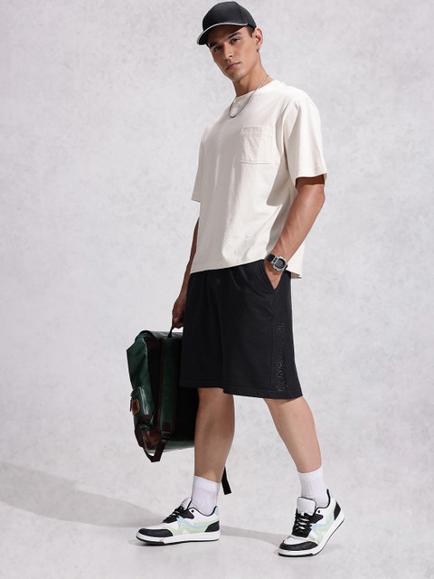 WROGN Men Pure Cotton Loose Fit Shorts - Image 5