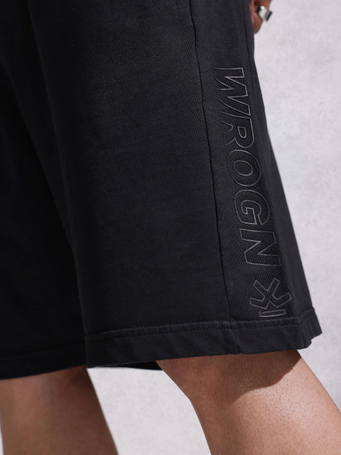 WROGN Men Pure Cotton Loose Fit Shorts - Image 7