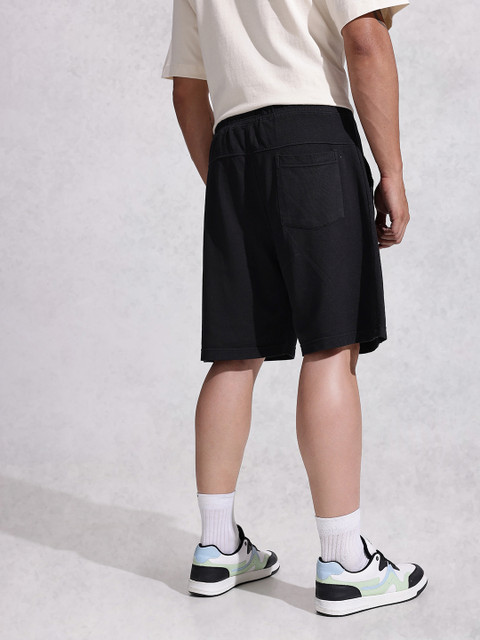 WROGN Men Pure Cotton Loose Fit Shorts - Image 4