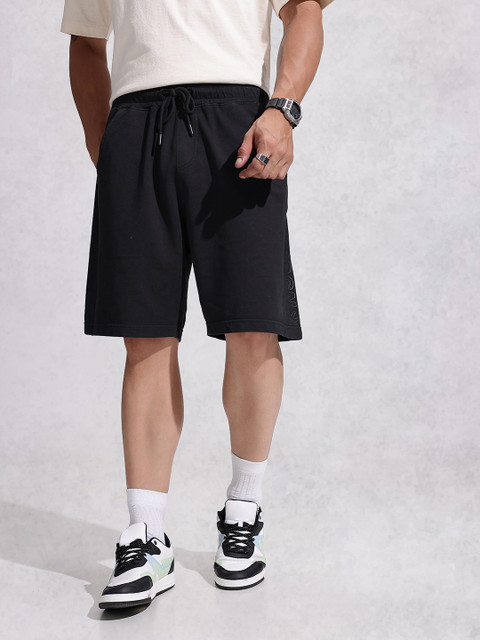 WROGN Men Pure Cotton Loose Fit Shorts - Image 2
