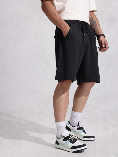 WROGN Men Pure Cotton Loose Fit Shorts - Image 3