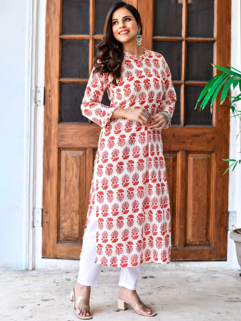 Anastay Clothing Women Ethnic Motifs Printed Pure Cotton Kurta - Image 5