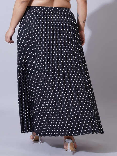 U&F Beyond Women Printed Flared Maxi Skirts - Image 3