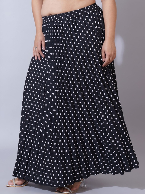 U&F Beyond Women Printed Flared Maxi Skirts - Image 2
