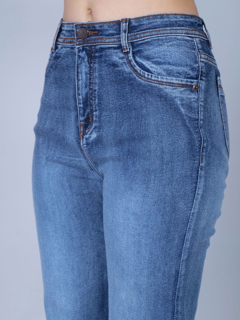 ZXN CLOTHING Women Comfort Straight Fit Light Fade Stretchable Jeans - Image 6