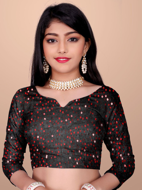 Aika Sequinned Ready to Wear Saree - Image 5