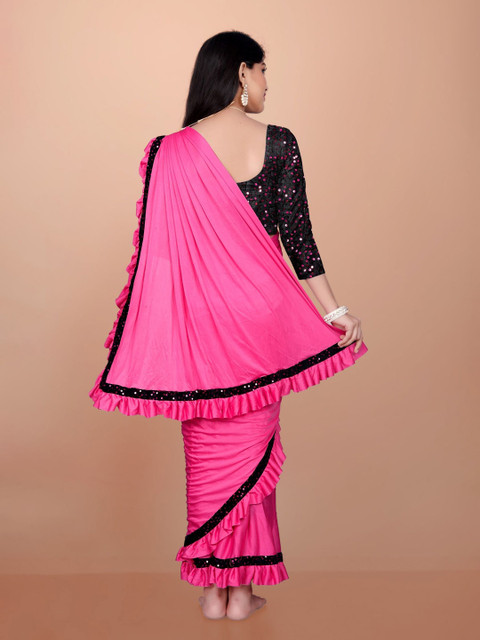 Aika Sequinned Ready to Wear Saree - Image 3