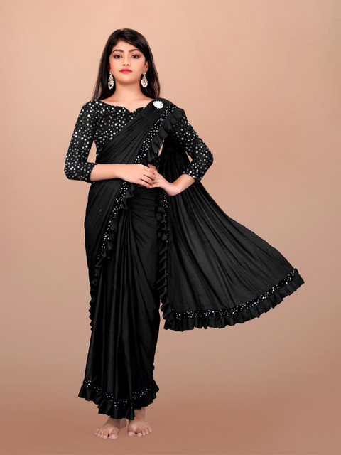 Aika Sequinned Ready to Wear Saree