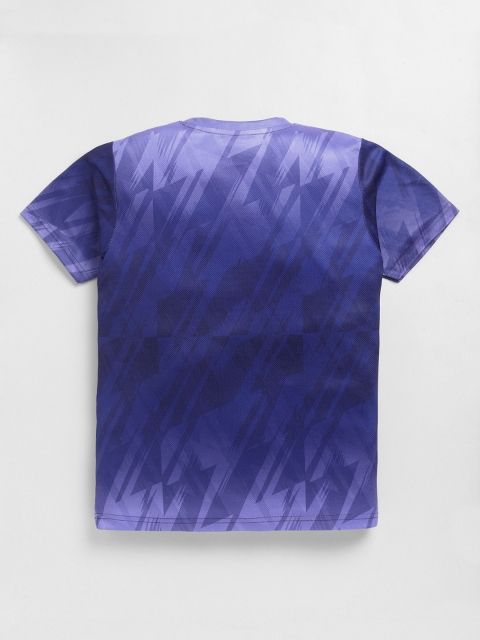 HRX by Hrithik Roshan Boys Geometric Printed Rapid Dry Sports T-shirt - Image 3