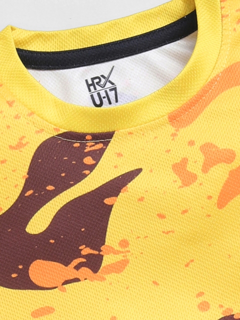 HRX by Hrithik Roshan Boys Printed Rapid Dry T-shirt - Image 4