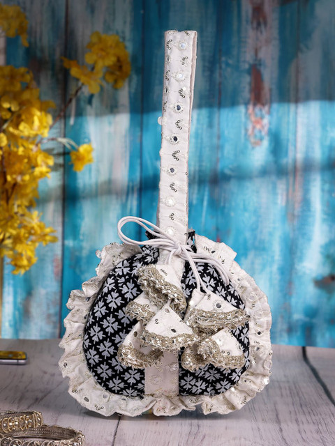 Dhrohar Embroidered Potli Clutch