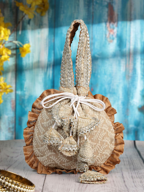 Dhrohar Embroidered Potli Clutch