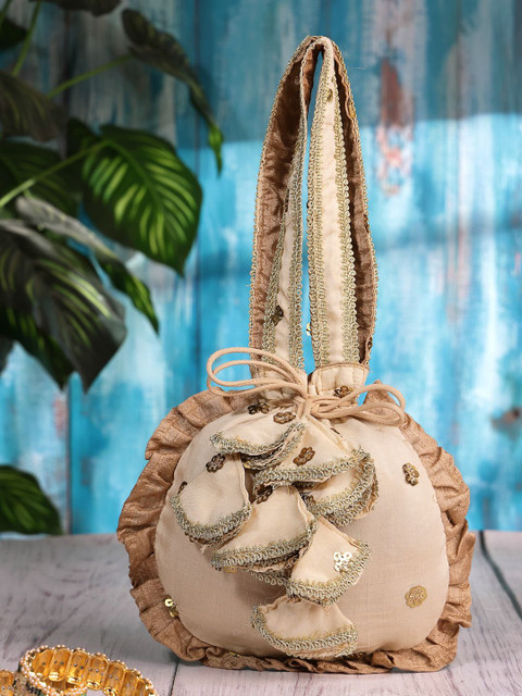 Dhrohar Embroidered Potli Clutch