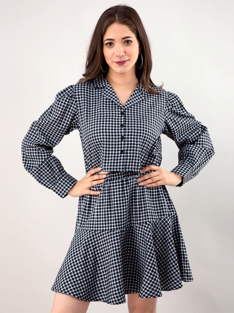 Fuchsia Women Checked Co-Ord Set