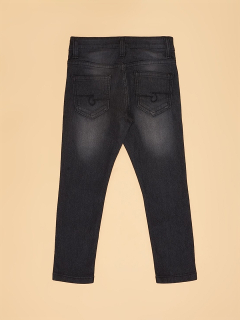 Pantaloons Junior Boys Mid-Rise Slash Knee Light Fade Jeans - Image 3