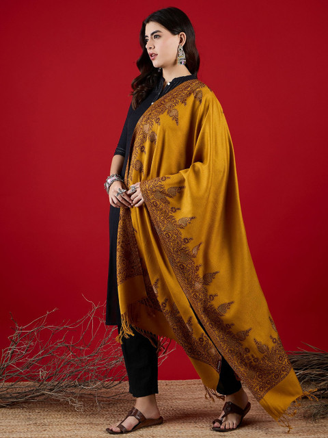 SAHASIKA Paisley Woven Design Shawl - Image 4