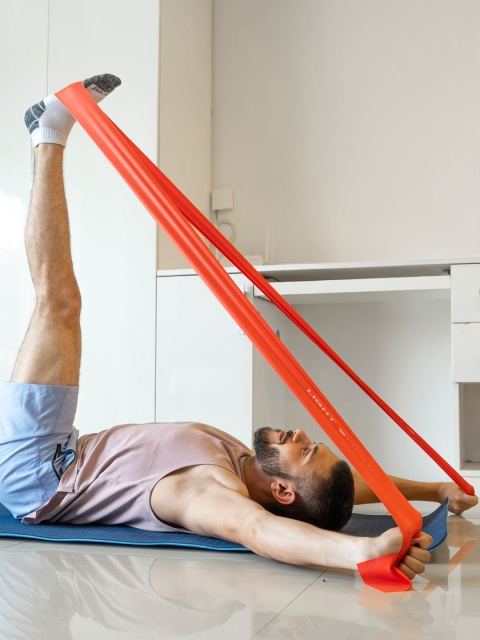 BOLDFIT Set Of 3 Pilates Band Workout Accessories - Image 3