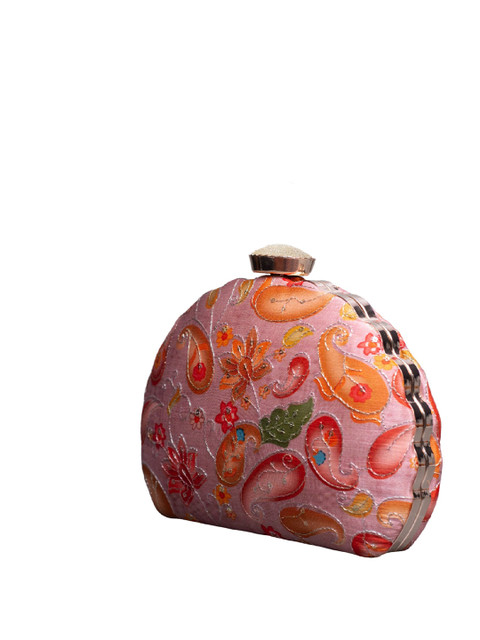 ARTKLIM Floral Embroidered Box Clutch - Image 3