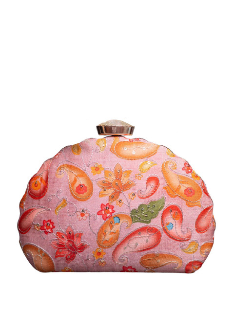ARTKLIM Floral Embroidered Box Clutch - Image 4